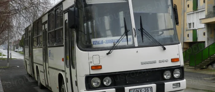 Ikarus 280 helyközi csuklós busz bérlése nosztalgia utazáshoz és rendezvényekre - fehér retró autóbusz